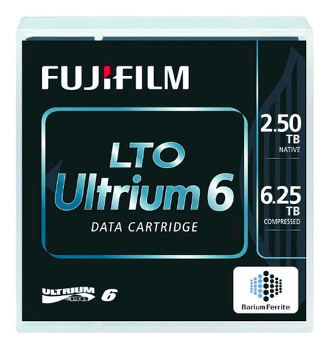 Fita Lto-6 Ultrium Fujifilm Data Cartridge 2.50tb 6.25tb