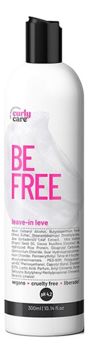 Creme De Pentear Be Free Curly Care Leave In Leve 300ml