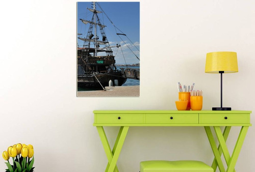 Vinilo Decorativo 40x60cm Piratas Bandidos Barco M9