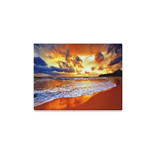 Delighin Pared Arte Moderno Lona Giclee Impresion Playa Mar