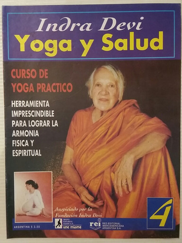 Indra Devi. Yoga Y Salud. No. 4.