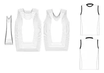 Comprar Molderia Digital Imprimible Musculosa Con Laterales 2x1