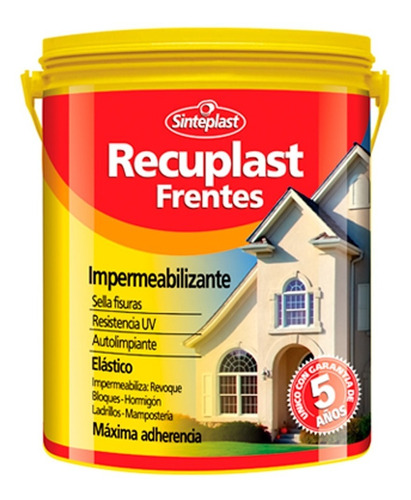 Recuplast Frentes Impermeabilizante Sinteplast 4 L Garantía