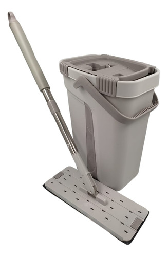 Esfregão mop flat Electrolux Menalux limpeza fácil eficiente durável cinza