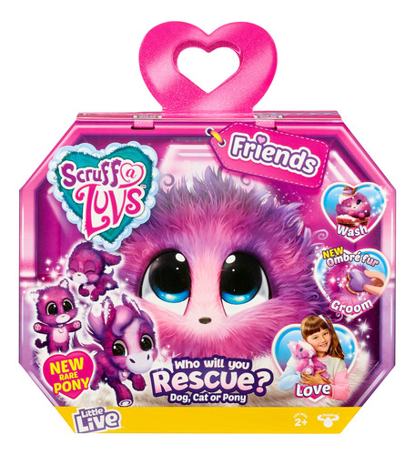 Little Live Scruff-a-luvs - Amigos - Mascota De Rescate Mist