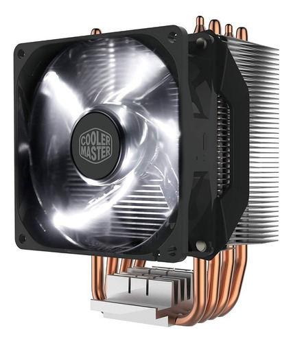 Resfriador de CPU Cooler Master Hyper H411r Led branco e Intel White Led