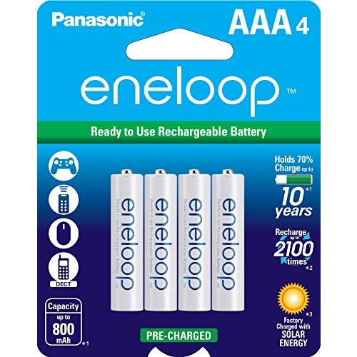 Panasonic Bk4mcca4ba Eneloop Aaa 2100 Ciclos Nimh Preca...