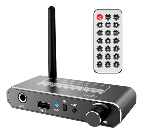 . Hifi Dac Inalámbrico Bluetooth 5.2 Convertidor Receptor