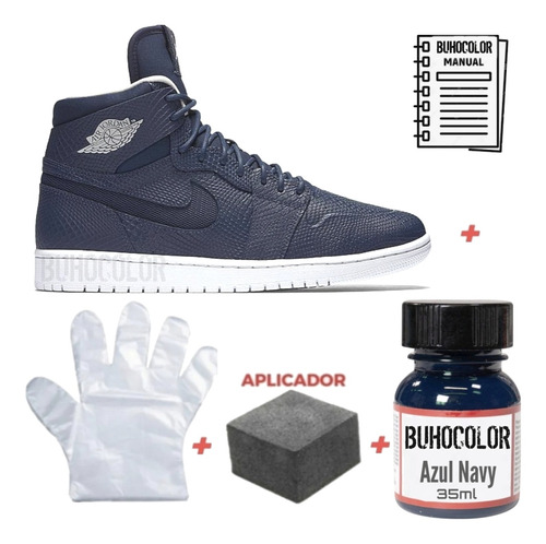 Pintura Zapatillas Sneaker Azul Navy X 35ml + Aplicador