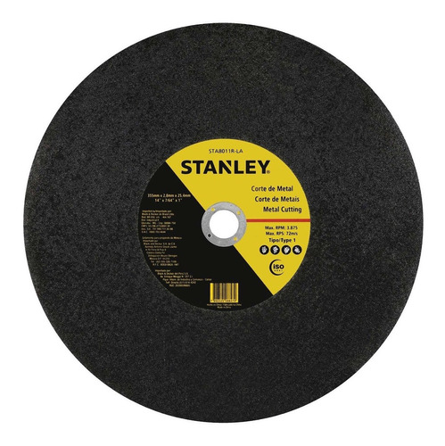 Disco Corte Metal 14 X2,8mm Sta8011r-la Stanley ( Caja 5 U )