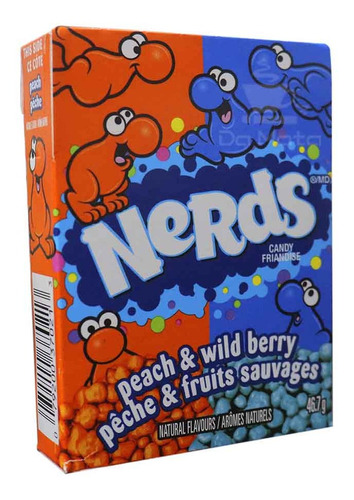 Bala Importada E U A Nerds Pêssego & Frutas Silvestres