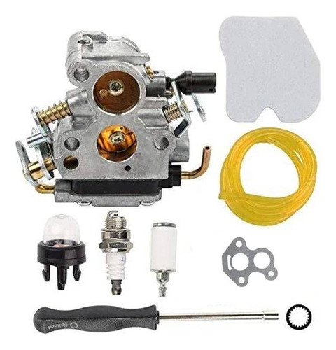 Carburador Completo Husqvarna 236 + Kit Afinamiento