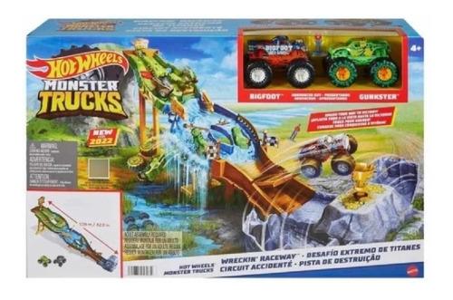 Hot Wheels Monster Trucks Desafío Extremo De Titanes Mattel