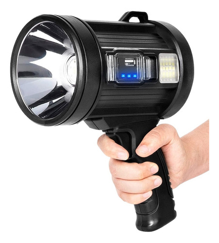 Linterna De Mano Led Spot Light Foco 90000 Lúmenes