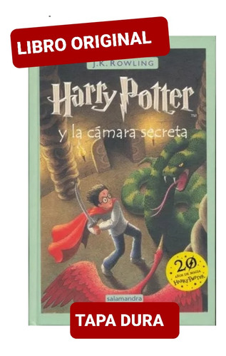 Harry Potter2 Y La Cámara Secreta( Tapa Dura-original )