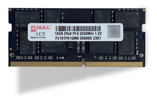 Memoria Ram Ddr4 16gb 3200mh Puskill Cl22-260 Sodimm Laptop