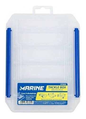 Estojo Caixa Marine Sports Tackle Box Mtb255 - 255x195x35mm