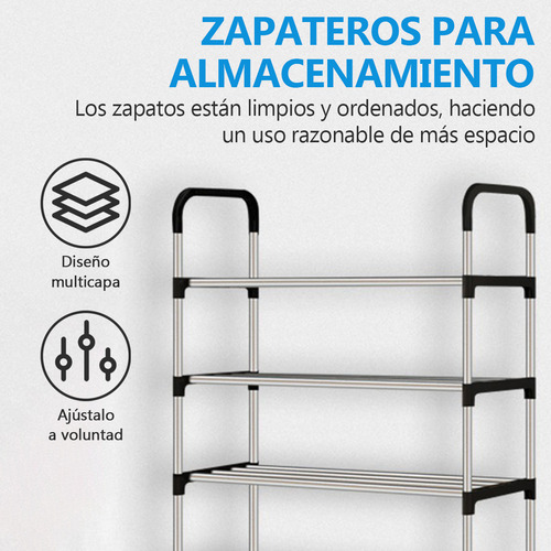 Rack Metálico Multifuncional Zapatera Organizadoras Estante