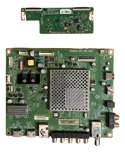 Main + Tcon Vizio D43-d1 715g8093-m01-000-004t 6870c-0532a (Usado)