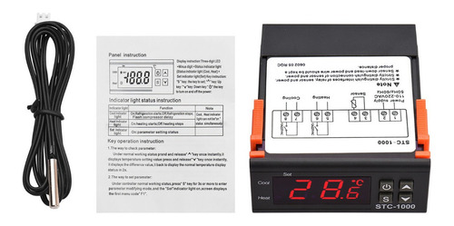 Controlador Temperatura Termostato 220v Incubadoras Etc Emn