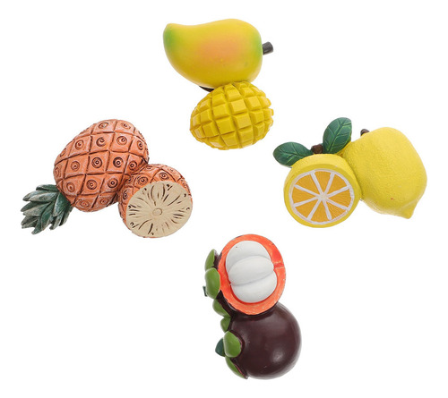 Imán De Heladera De Frutas De Cocina, 4 Piezas, Frutas 3