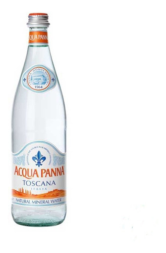 Agua Acqua Panna Toscana Italia X 500cc Botella Vidrio