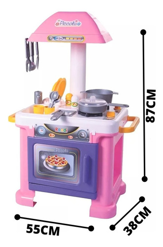 Imagen 3 de 7 de Set De Cocina Infatil Con Accesorios Rondi Piccola