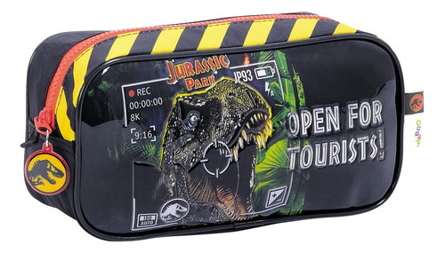 Cartuchera Jurassic World 1 Cierre Original Ar1 77111 Ellobo