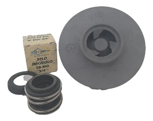 Rotor Bomba Piscina 805 1/2cv + Selo Mecânico 3/4.