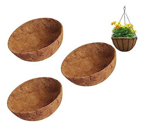 3 Piece Round Coconut Liner For Basket 12 Inch Basket