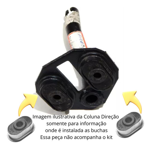 Par Bucha Coluna Direcao Ford Scala Corcel Pampa Axios