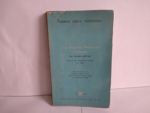 Los Partidos Políticos Chilenos.  Germán Urzua  1968 