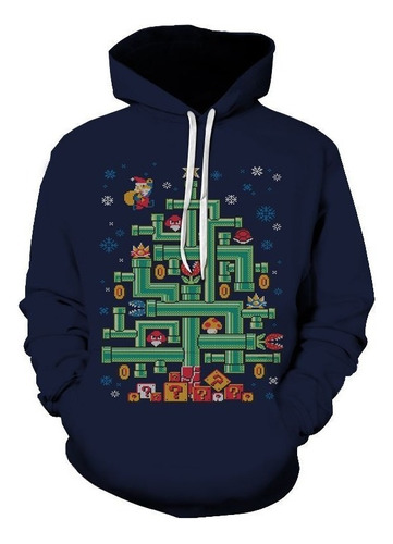 Sudaderas Con Capucha Anime Super Mario Bros 3d Impreso