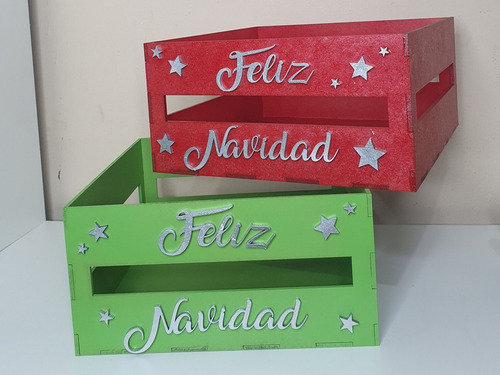 Imagen 2 de 4 de Bandejas,lamparas ,y Cajas Personalizadas Navideñas