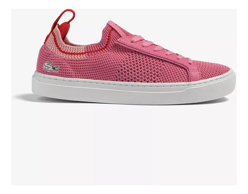 Zapatilla De Mujer Lacoste Modelo La Piquee 123 Rosa