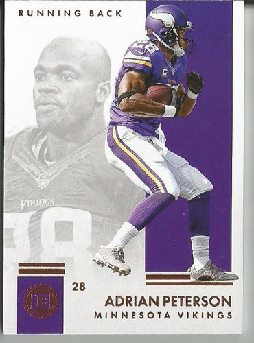 2017 Panini Encased #3 Adrian Peterson Rb Vikings