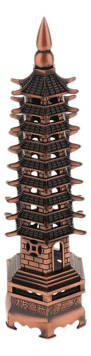 Modelo Torre Pagoda Fengshui Ornamento Accesorios De Oficina