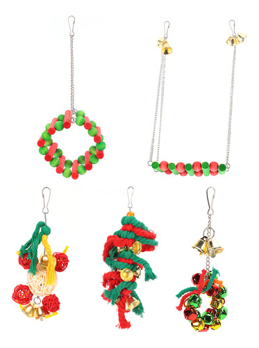 Juguete Birds Toys, 5 Piezas, Con Forma De Periquito, Decora