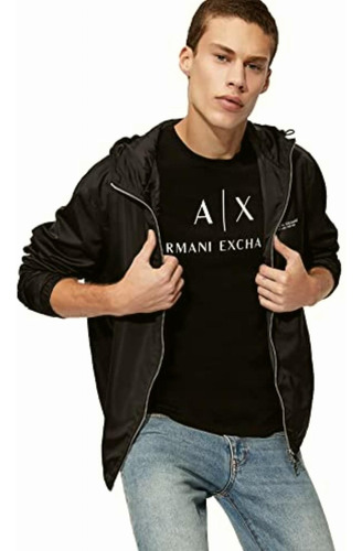 Ax Armani Exchange Playera Con Cuello Redondo Para