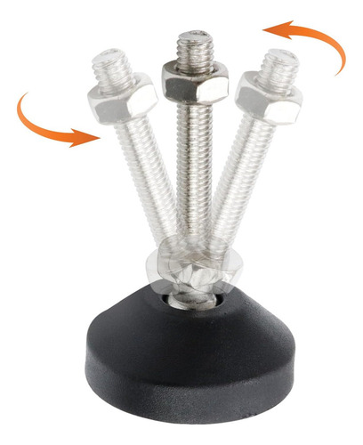/para 4pc M8x50mm Pie Ajustable Para Muebles Pies