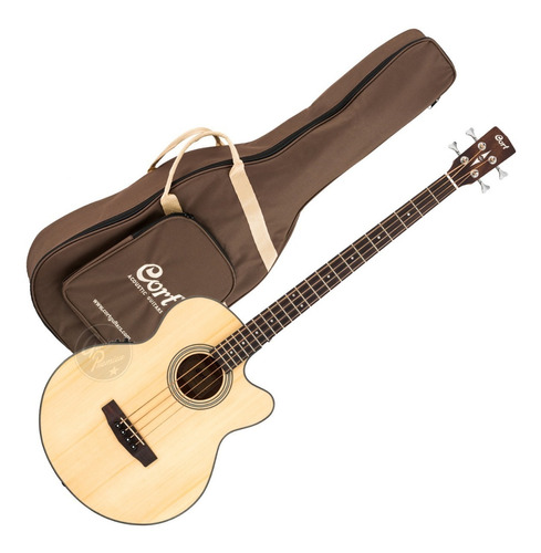 Bajo Electroacustico Cort Ecualizador Fishman + Funda Sjb5f