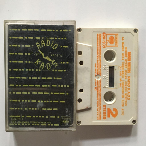 Roger Waters  Radio K.a.o.s Cassette Nac. Original De Epoca