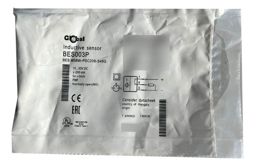 Sensor Inductivo - Balluff - Bes003p
