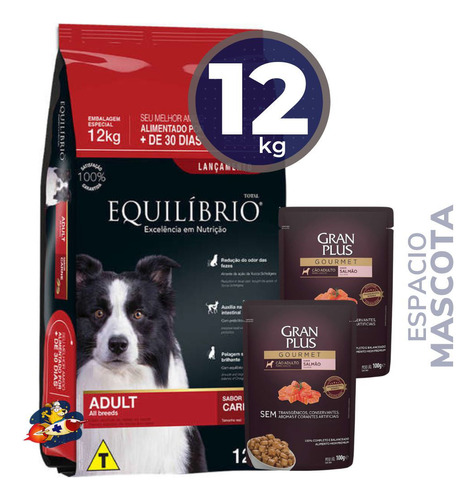 Ración Perro Equilibrio Adulto Carne 12 Kg + Regalo