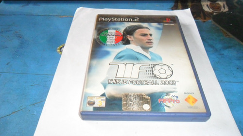 Juego Playstation 2 This Is Football 2003 (Usado)