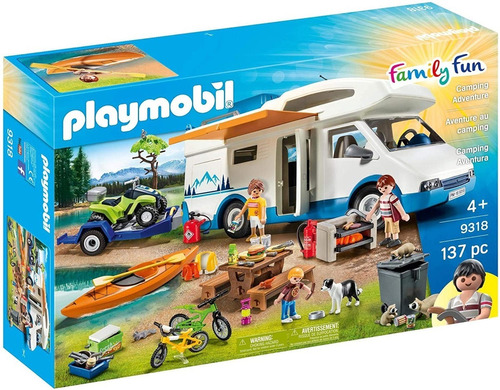 Playmobil Van Para Camping Aventura Mega Set