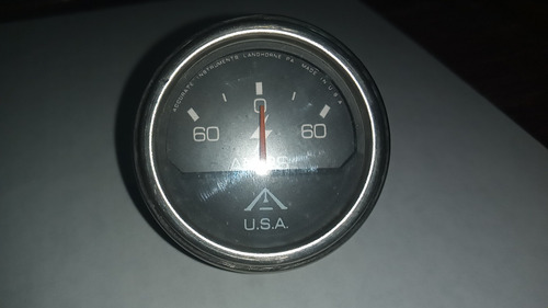 Reloj Amperimetro Maquinaria Planta Electrica 12/24v 60a