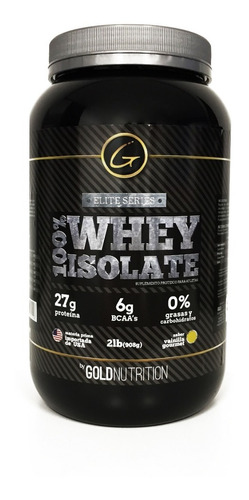 Proteína Aislada - 100% Whey Isolate 2lb - Gold Nutrition