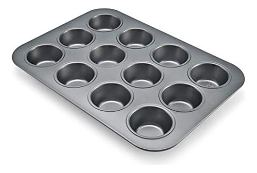 Molde Para Muffins Antiadherente De 12 Tazas Chicago Metalli