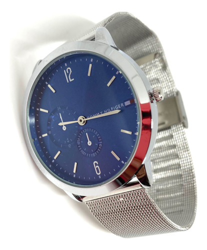 Reloj Extraordinario Inspiración Tommy Hilfiger En Cajita